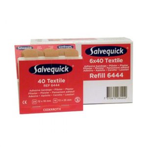 Salvequick Refill 6444 Sofortpflaster-Strips, elastisch, 40 Stk.